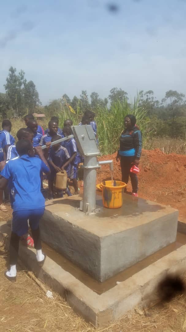 Borehole brings smiles to GS Zongefuh in Wum after close to 50 years