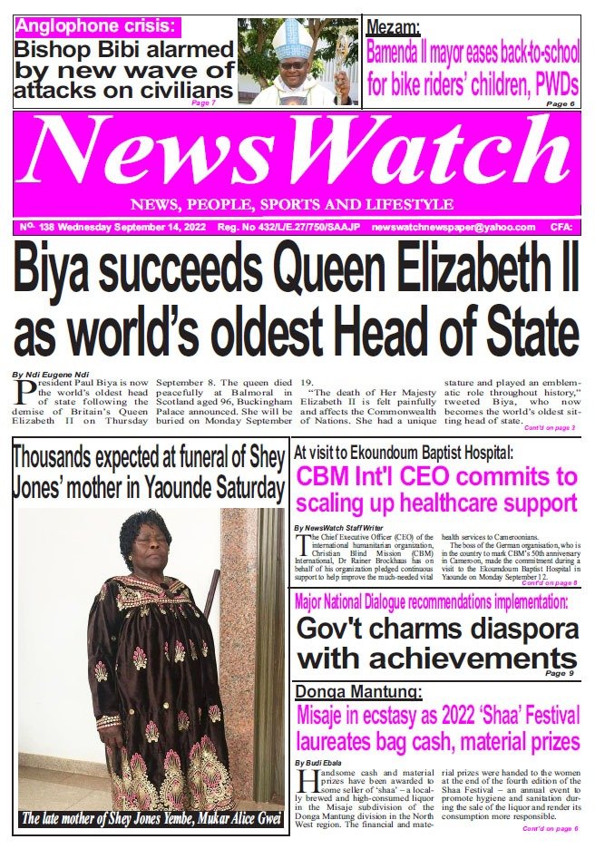 NewsWatch newspaper of Wednesday September 14 2022