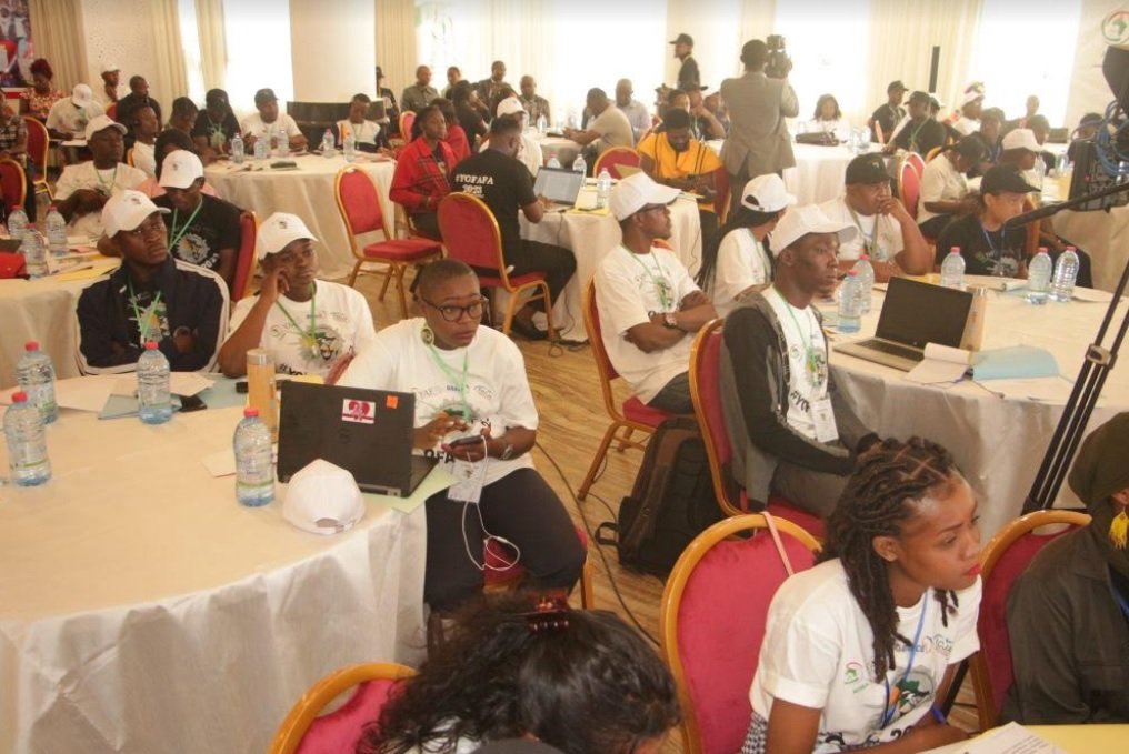 African youths at YOFAFA2023 in Yaounde