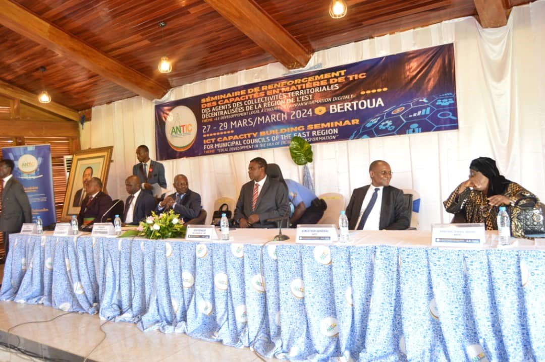 East Regional Governor, (middle), other officials at opening ceremony of seminar