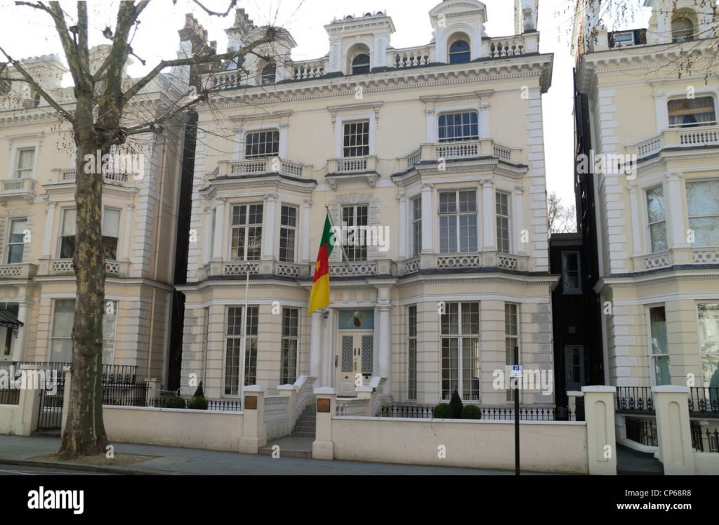 High Commission of the Republic of Cameroon, 84 Holland Park, London, UK