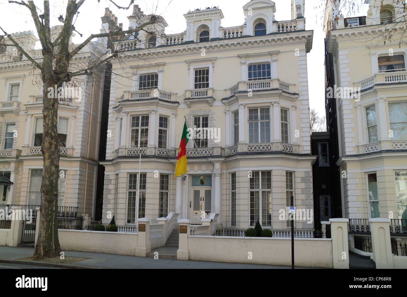 High Commission of the Republic of Cameroon, 84 Holland Park, London, UK