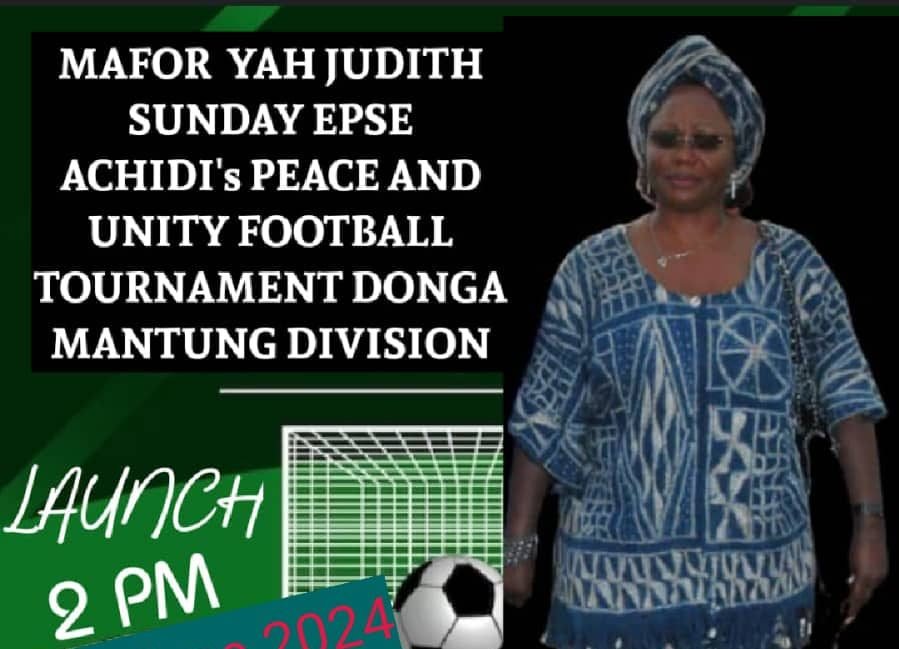 Donga Mantung: Judith Achidi soccer for peace tournament kickoffs in style