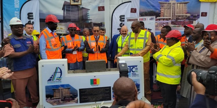 Douala Port GM lays foundation stone for futuristic Container Terminal headquarters