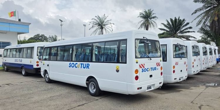 SOCATUR commissions 15 brand new air-conditioned buses in Douala